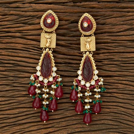 Kundan Designer Earring With Gold Plating