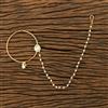 Kundan Pressing Nose Ring With Gold Plating