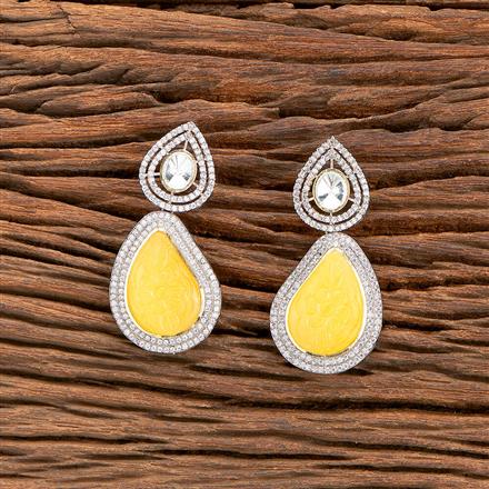 Kundan Classic Earring With 2Tone Plating