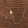 Kundan Pressing Nose Ring With Gold Plating