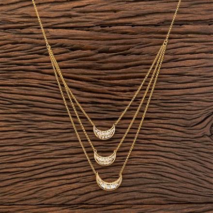 Kundan Classic Chain Pendant With Gold Plating