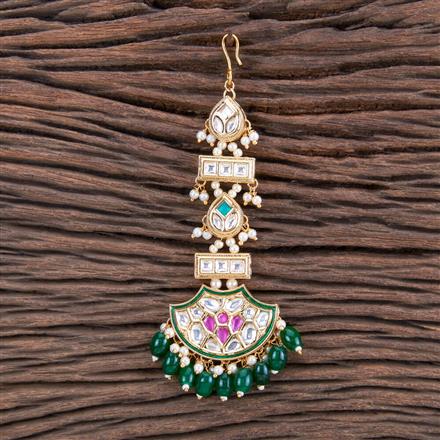 Kundan Moti Tikka With Gold Plating