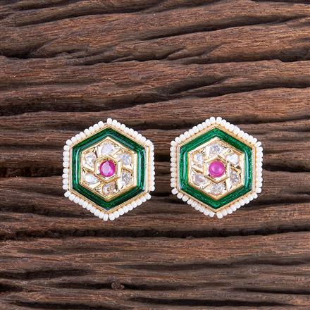 Kundan Tops With Gold Plating