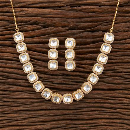 Kundan Classic Necklace With Gold Plating