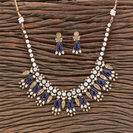 Kundan Classic Necklace With Victorian Plating