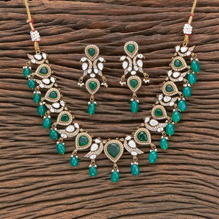 Kundan Classic Necklace With Victorian Plating