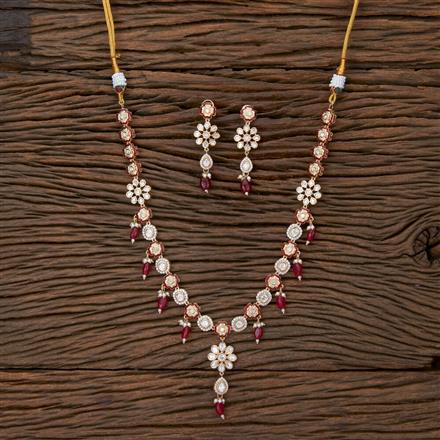 Kundan Meenakari Necklace With Gold Plating