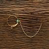 Kundan Pressing Nose Ring With Gold Plating