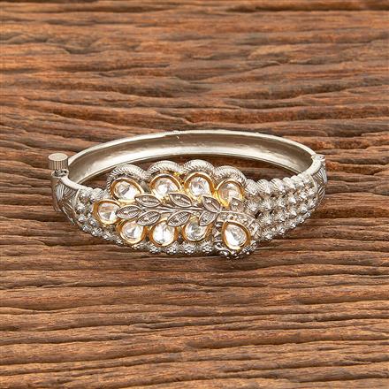 Kundan Openable Kada With 2Tone Plating