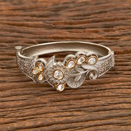 Kundan Openable Kada With 2Tone Plating