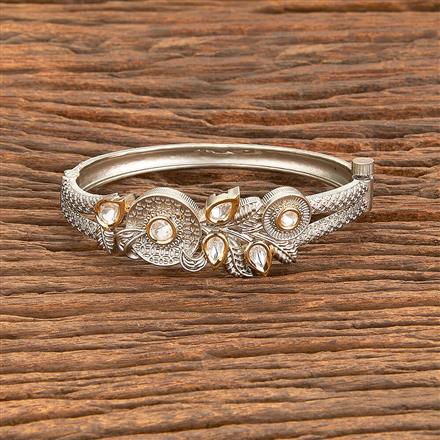 Kundan Openable Kada With 2Tone Plating