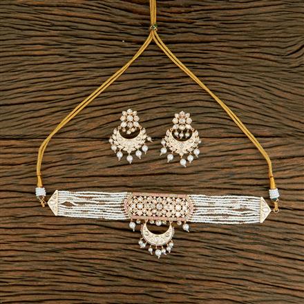 Kundan Meenakari Necklace With Gold Plating