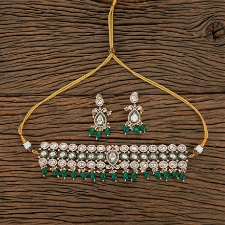 Kundan Choker Necklace With Gold Plating