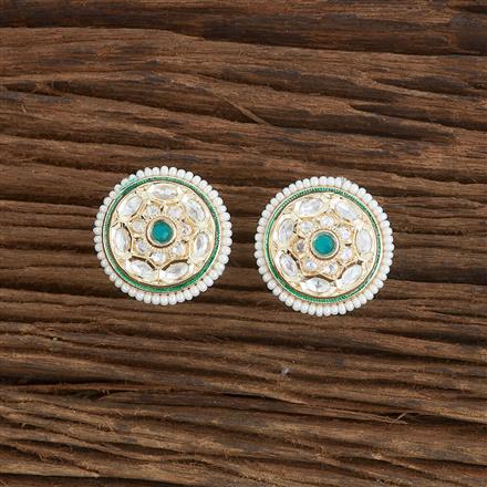 Kundan Meenakari Earring With Gold Plating