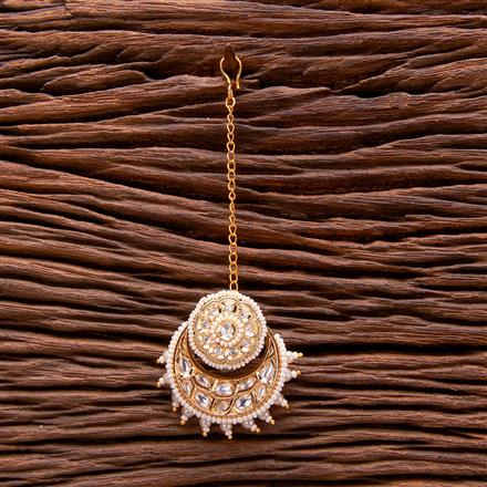 Kundan Chand Bore With Gold Plating