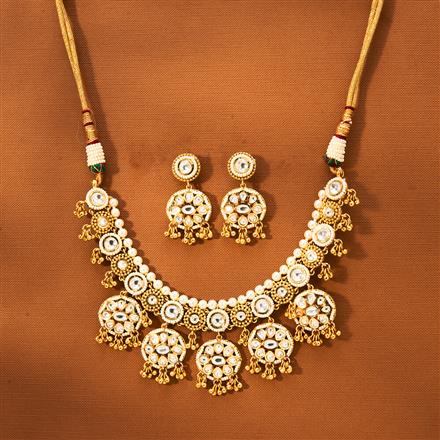 Kundan Classic Necklace With Gold Plating
