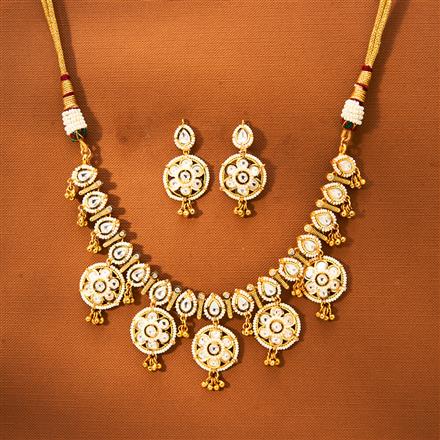 Kundan Classic Necklace With Gold Plating
