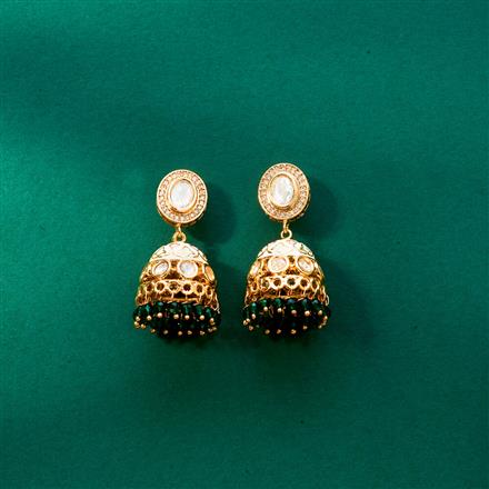 Kundan Meenakari Earring With Gold Plating