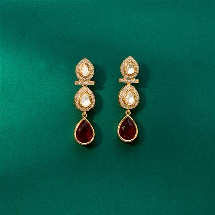 Kundan Classic Earring With Gold Plating