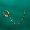 Kundan Pressing Nose Ring With Gold Plating