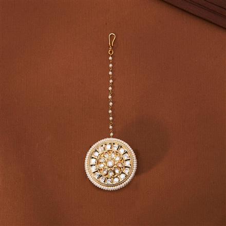 Kundan Classic Bore With Gold Plating