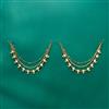 Kundan Pearl Ear Chain With Gold Plating