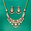 Kundan Meenakari Necklace With Gold Plating