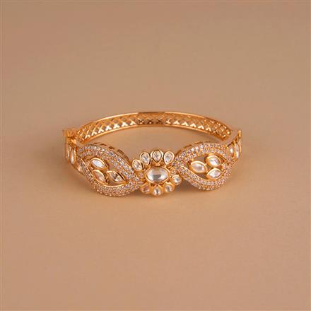 Kundan Classic Kada With Gold Plating