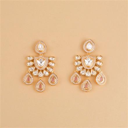 Kundan Classic Earring With Gold Plating