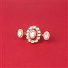 Kundan Meenakari Ring With Gold Plating