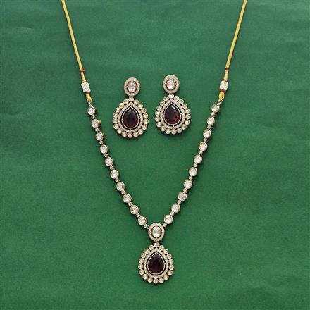 Kundan Classic Necklace With Mehndi Plating