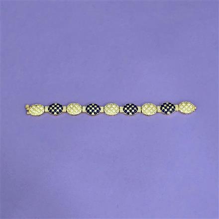 Kundan Classic Bracelet With Carat Plating