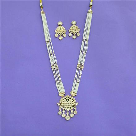 Kundan Meenakari Pendant Set With Carat Gold Plating