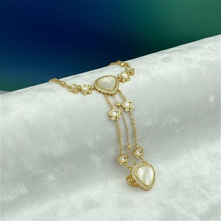Kundan Classic Hath Pan With Gold Plating