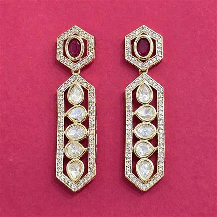 Kundan Classic Earring With Gold Plating