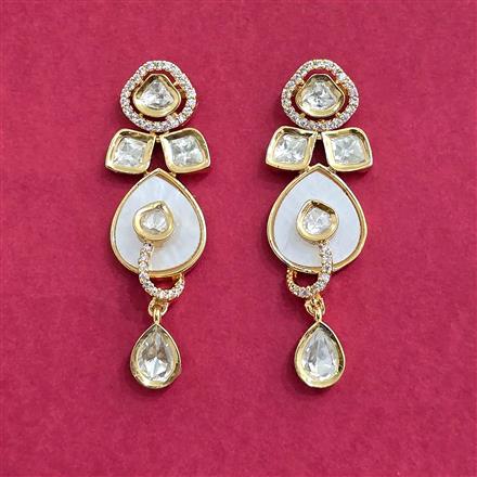 Kundan Classic Earring With Carat Plating