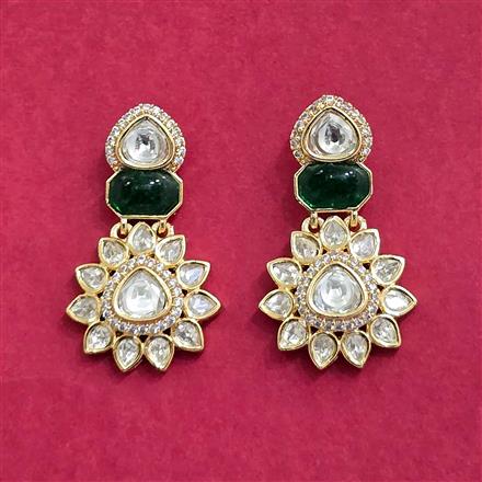 Kundan Classic Earring With Carat Plating