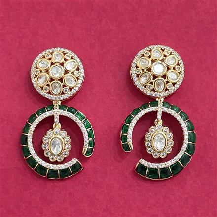 Kundan Classic Earring With Carat Plating