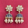 Kundan Jhumki With Carat Plating