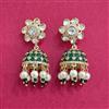 Kundan Jhumki With Carat Plating