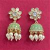 Kundan Jhumki With Carat Plating