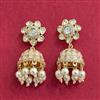 Kundan Jhumki With Carat Plating