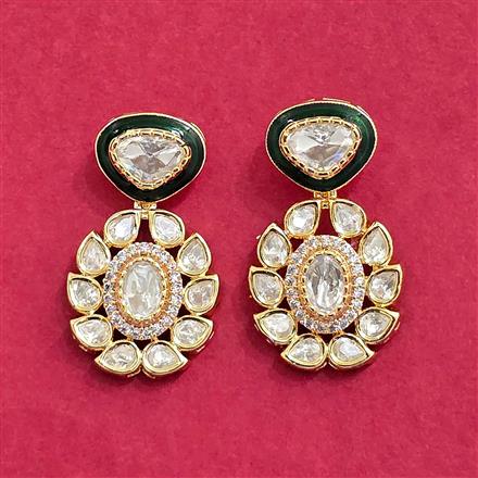 Kundan Meenakari Earring With Carat Plating