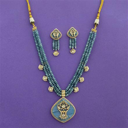 Kundan Classic Pendant Set With Carat Plating