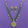 Kundan Classic Pendant Set With Carat Plating