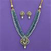 Kundan Moti Pendant Set With Carat Plating