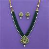 Kundan Moti Pendant Set With Carat Plating