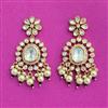 Kundan Moti Earring With Carat Plating