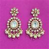 Kundan Moti Earring With Carat Plating