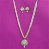 Kundan Moti Pendant Set With Gold Plating